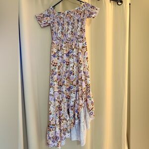 Floral Off-Shoulder Maxi Dress
